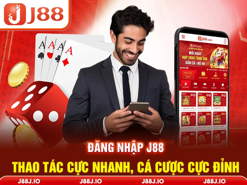 Đăng Nhập J88 - Thao Tác Cực Nhanh, Cá Cược Cực Đỉnh